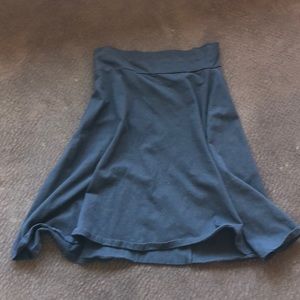 all black Global Girlfriend skirt